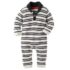 Hooded cable-knit coveralls